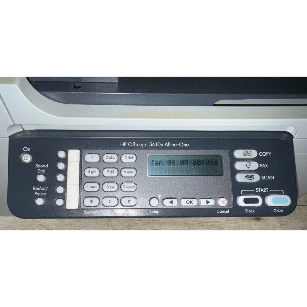 HP OfficeJet  5610 Color All-in-One Inkjet Printer/Copier/Scanner With Cords
